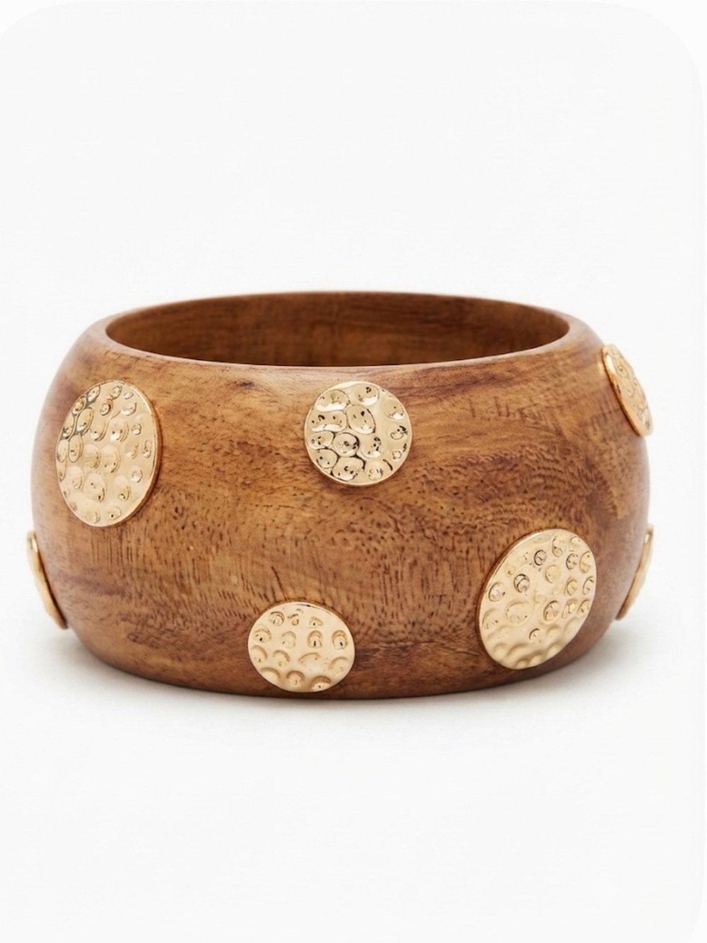NWT ⚜️🤎⚜️ Piper K Handmade in India Wooden Bangle Bracelet